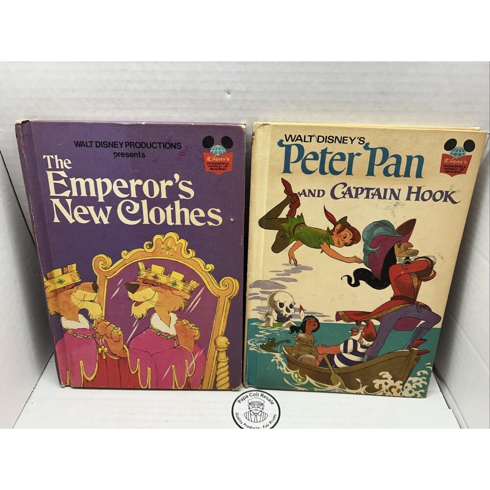 Vintage - Walt Disney's Peter Pan & Captain Hook / The Emperor's New Clothes